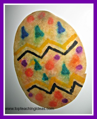 Easter Activities for Kids - Egg Painting