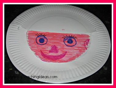 Space activities for kids - paper plate astronauts